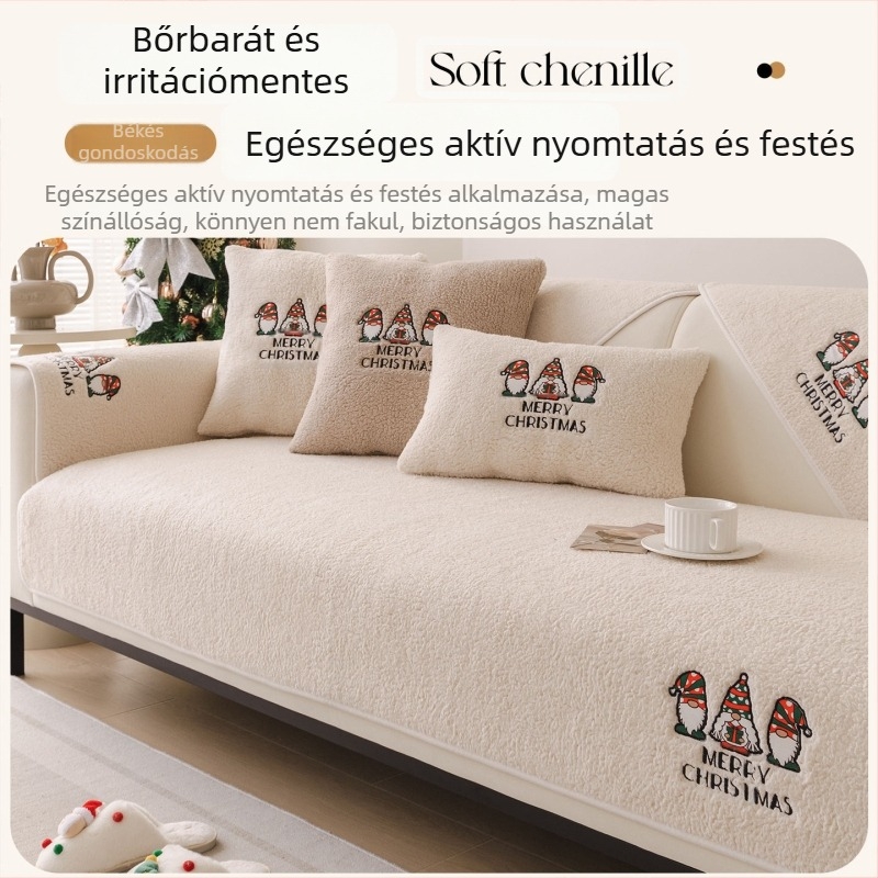 Velúr kanapé párnahuzat sarokkanapéhoz — egyszerű modern stílus, párna textil dizájn