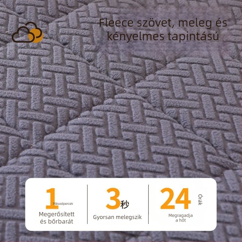 Sofapárnahuzat – pamut fleece, rácsos minta, moduláris kanapéval kompatibilis, minimalistán modern stílus