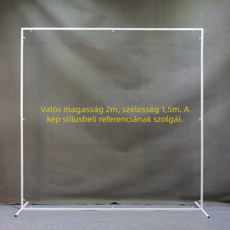 Esküvői ívelt ajtó háttér gyepre, vasváz, kartoncsomagolás, esküvőkre