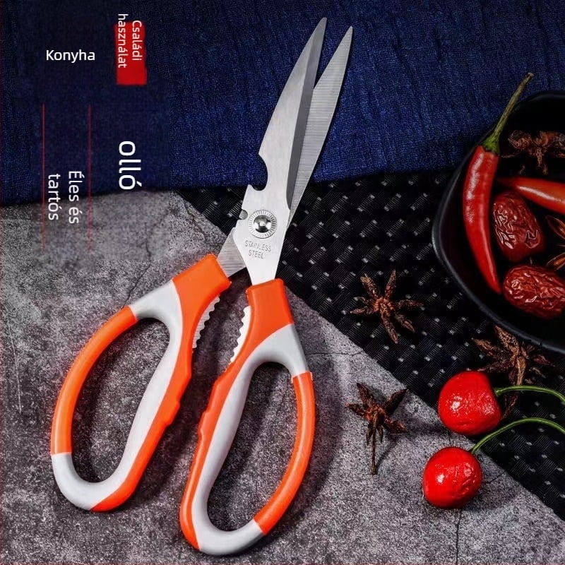 Rozsdamentes acél konyhai olló, Kitchen Scissors Series, 2 mm vastagság, márka Other, licenc nélküli magáncímke: Nem