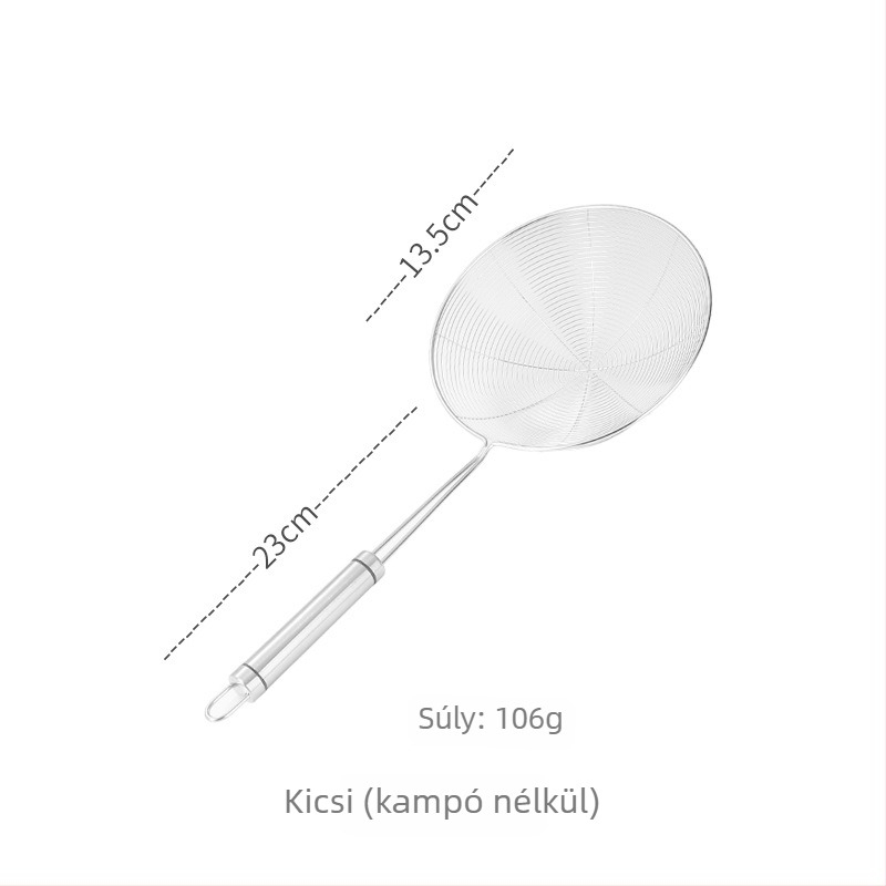 Pengxin 304 rozsdamentes acél konyhai eszköz szűréshez és sütéshez — nagy szita olajrács és nudli kanál