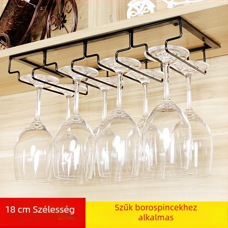 Kovácsoltvas pohártartó falra szerelhető – modern, minimalist stílus, vasdrót kivitel, súly 1 kg-tól