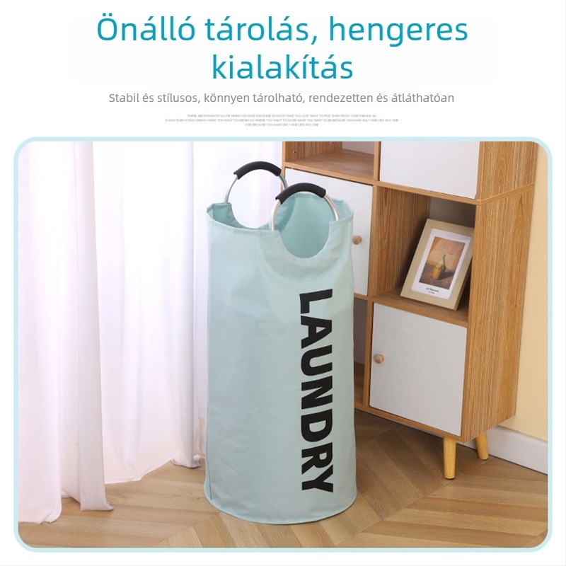 Aio mosodai táska és tároló kosár — 600D Oxford anyag, univerzális felhasználás, modern egyszerű stílus, márka Aio