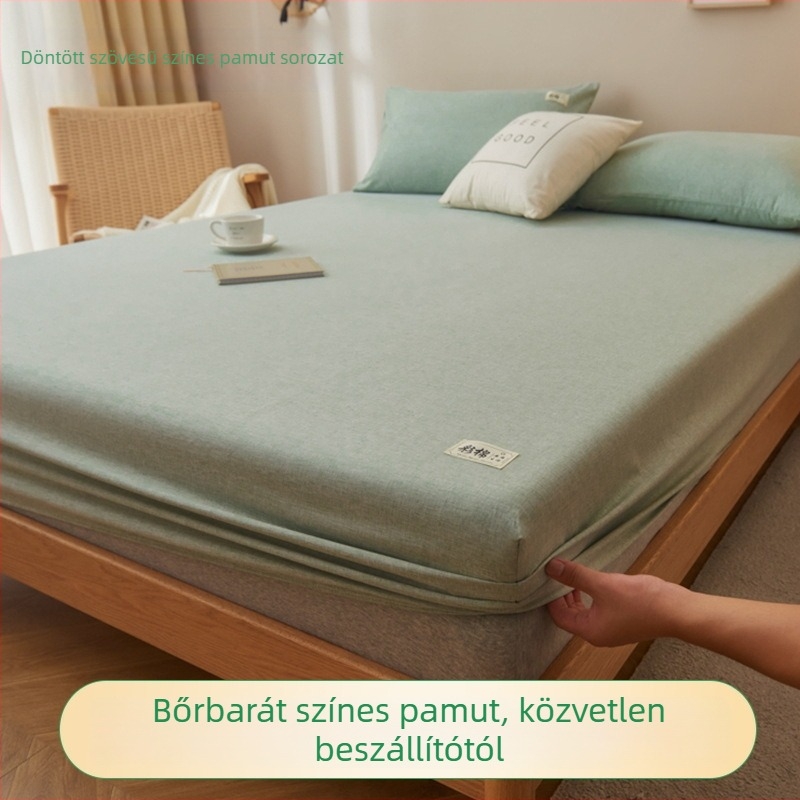 Ágytakaró – poliészter-pamut keverék, twill szövés, reakciós nyomtatás és festés, egyszínű minta, tömeg 300 g alatt