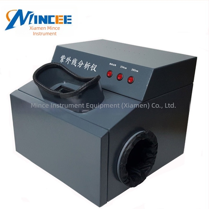 MINCEE ZF-1 asztali háromfunkciós UV-analizátor — UV-hullámhosszak 254 nm és 365 nm, alkalmas laboratóriumi kísérletekre