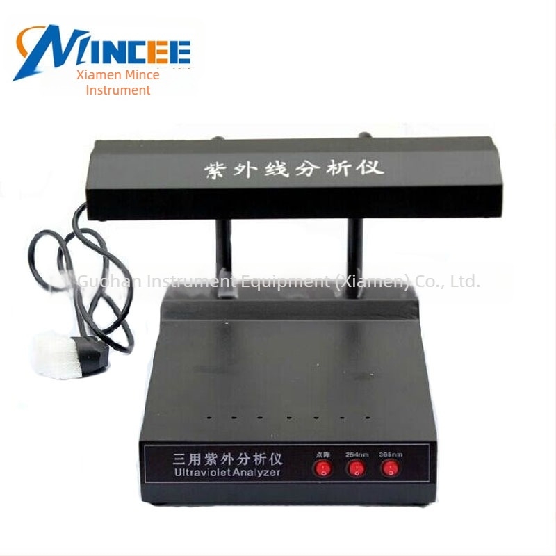 MINCEE ZF-1 asztali háromfunkciós UV-analizátor — UV-hullámhosszak 254 nm és 365 nm, alkalmas laboratóriumi kísérletekre