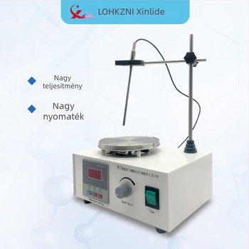 Laboratóriumi mágneses keverő digitális kijelzővel és állandó hőmérsékletű fűtéssel; modell XLD-85-2, 0-2000 ml, 110-240V, súly 2.2 kg