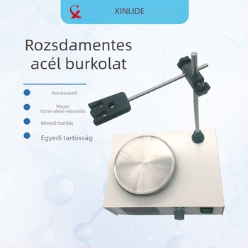 Laboratóriumi mágneses keverő digitális kijelzővel és állandó hőmérsékletű fűtéssel; modell XLD-85-2, 0-2000 ml, 110-240V, súly 2.2 kg