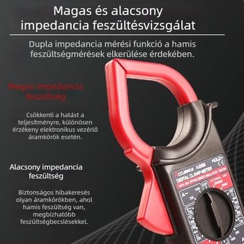 Kézi digitális multiméter, nagy pontosságú, automatikus mérési tartomány, dióda vizsgálat, adatok megőrzése