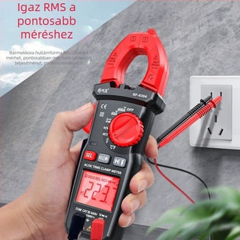 NF-6301 csipeszes multiméter - digitális, magas pontosságú, automata csipeszes ampermérő, CE ISO9001 FCC REACH tanúsított