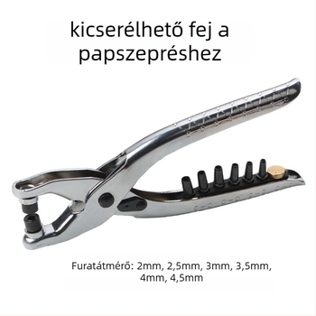 Lyukasztó-rivítő fogó – acél ötvözet nikkel-chrom