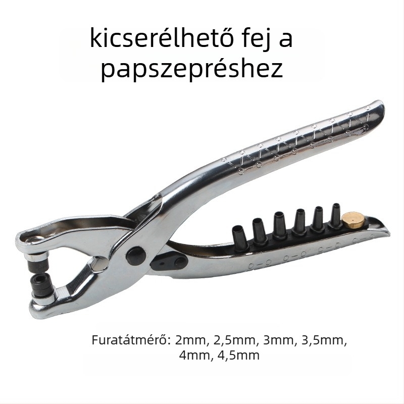 Lyukasztó-rivítő fogó – acél ötvözet nikkel-chrom