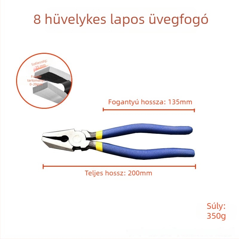 Meier Shield fogók üveghez és csempéhez — magas széntartalmú acél, súly 0,30