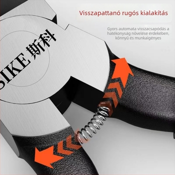 Elektrikus diagonális vágófogó - ipari osztályú króm- vanádium acél, tömeg 0,13 kg