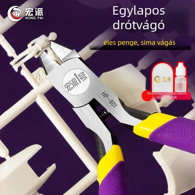 Hongpai No.1 Egylapos modell-összeszerelő fogó – modellek összeszereléséhez/szétszereléséhez, szénacél, súly 0.06