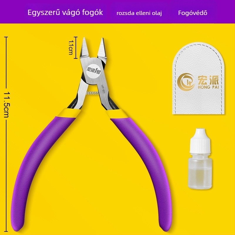 Hongpai No.1 Egylapos modell-összeszerelő fogó – modellek összeszereléséhez/szétszereléséhez, szénacél, súly 0.06