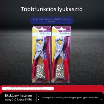 Lyukasztó fogó, kerek szájú, A3 szénacél, standard, szegecsekhez
