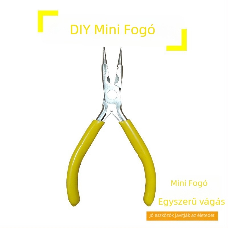 3-in-1 ékszerész fogó, rozsdamentes acél nikl-króm, tömeg 0.06