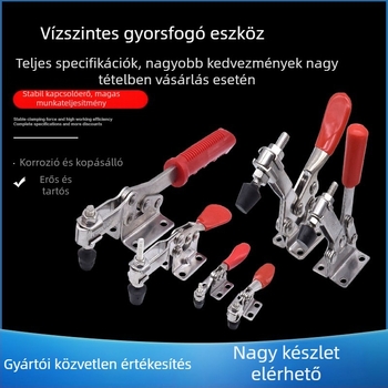 Horizontális gyorsrögzítő készülék hegesztéshez, modell 201B 225D, ismeretlen ötvözet