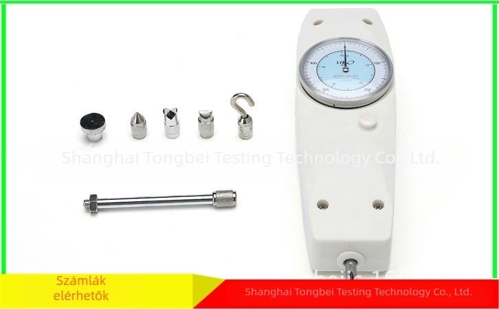 NK-500 Pointer típusú erőmérő, 500 N tartomány, ±1% pontosság, hordozható