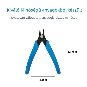 Multifunkciós körömápolási eltávolító csipesz és vezeték-kibelelő eszköz — magas széntartalmú acél, 0,08 kg, körömápolásra, ékszerkészítésre és elektromos munkákhoz