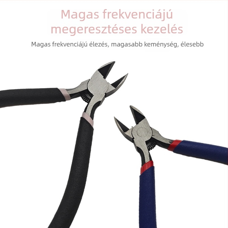 Diagonális vágófogó – króm-vanádium acél, tartós, ipari minőség, kézműves ékszerekhez alkalmas