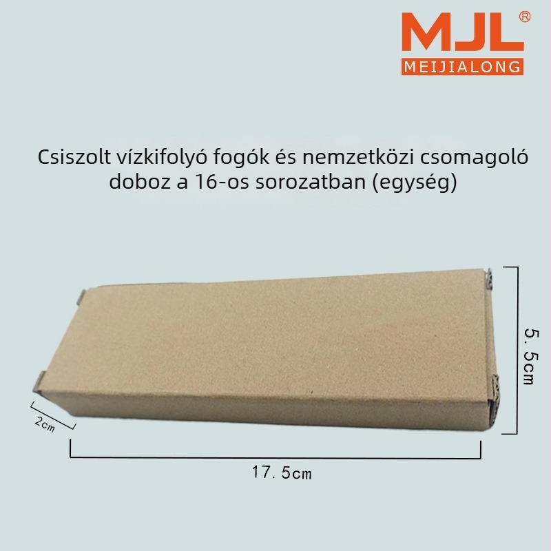 Megalon MJL Water Mouth fogókészlet – hat darab, 0°, 15°, 38°, 90°, Balra 90°, Felső vágó; Anyag: Cr-V acél