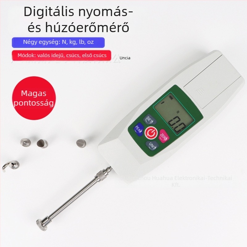 Push-pull erőmérő KF-100, 100 N mérési tartomány, pontosság 0,1