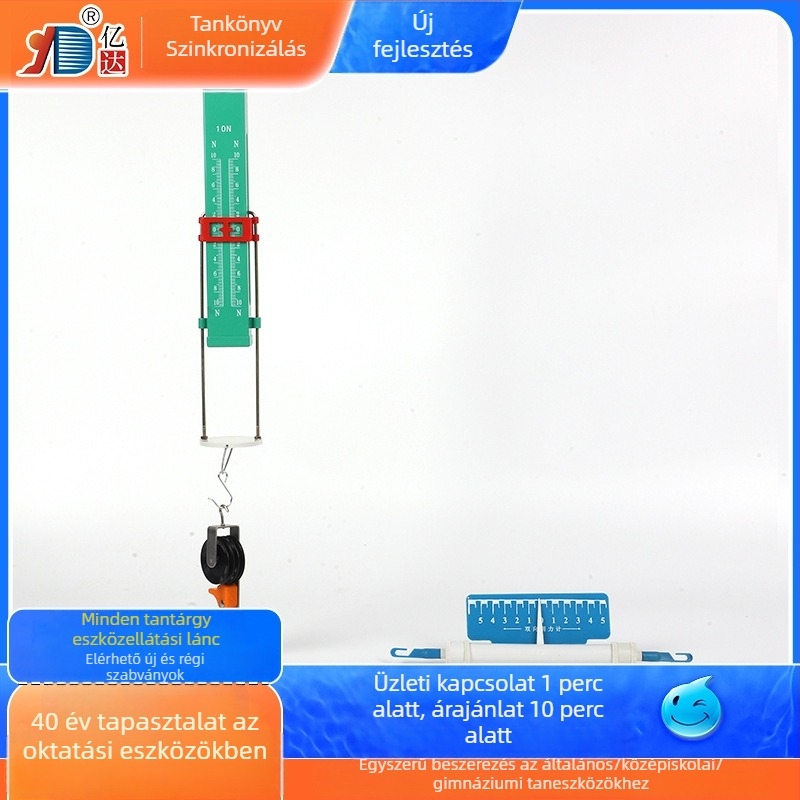 Kétirányú erőmérő, mutató típusú műszer, húzás-tolás mérés