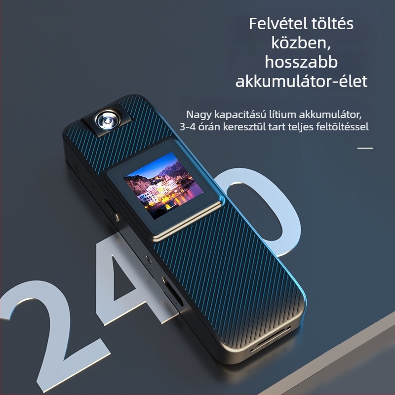 Sportos akciókamera éjjellátóval — 1080p videó, CMOS 5 MP szenzor, MicroSD tárhely