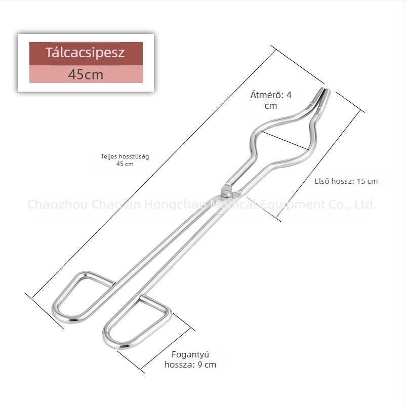 Crucible Tongs Rozsdamentes acél Szorítás Hongchao (Súly: 1)