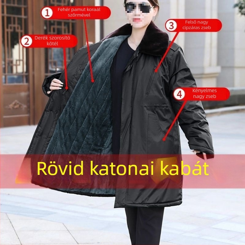 Hosszú kabát, koreai verzió, lazább szabás, corduroy anyag, len tartalom < 10%