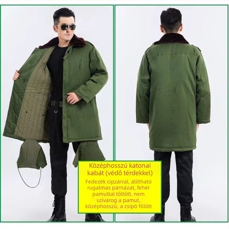 Hosszú kabát, koreai verzió, lazább szabás, corduroy anyag, len tartalom < 10%