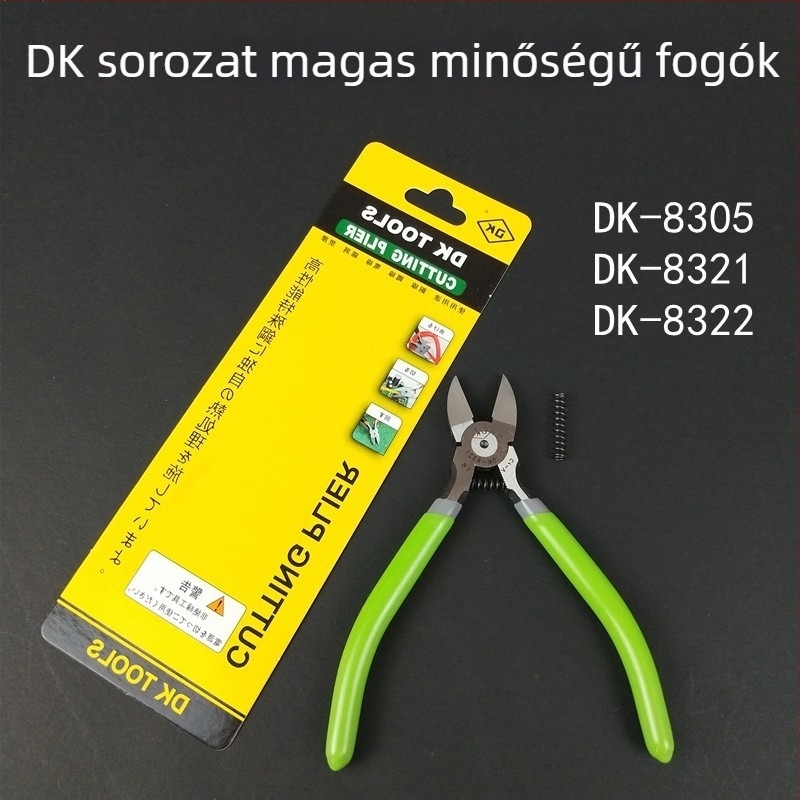 DK ipari diagonális vágófogó A05, Cr-V acél, masszív és tartós, súly 0,15 kg