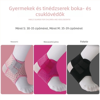 Gyerekeknek készült bokavédő Spandex OK anyagból, táncra, kerékpározásra, görkorizásra és futásra; CE tanúsítvány