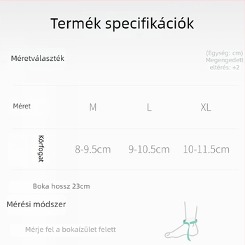Kosárlabda bokaszalag – légáteresztő, kötött, anti-sprain, rögzítéssel (Minta JBYA-052)
