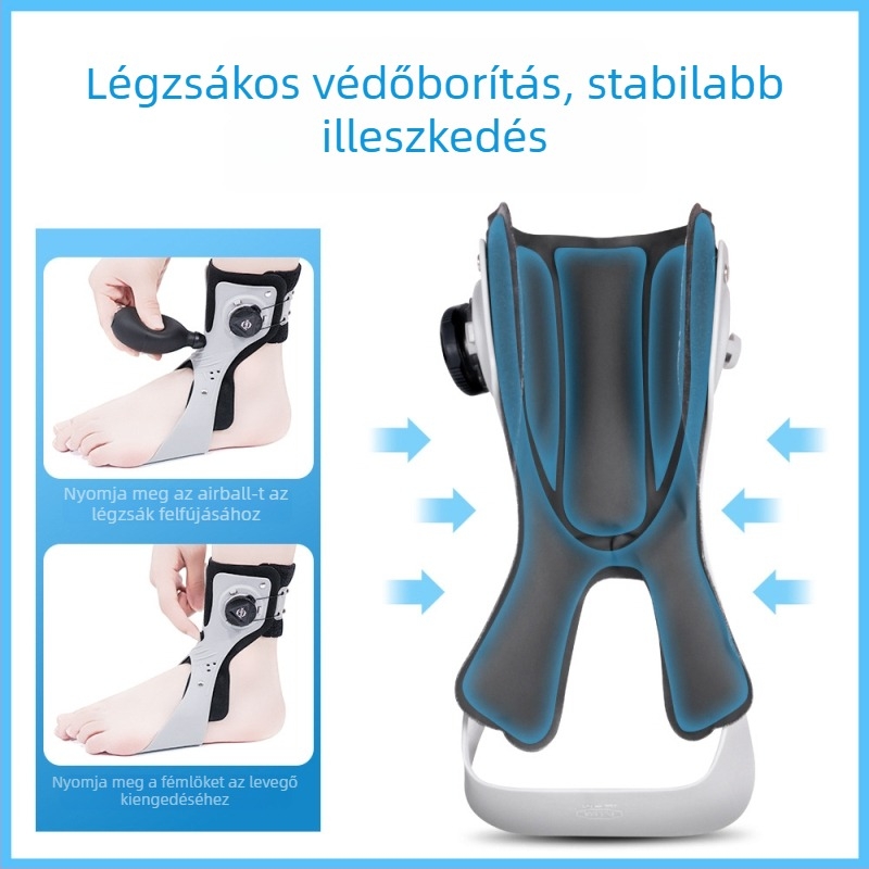 Bokavédő légzsákkal, univerzális illeszkedés, állítható támasz, műanyag test, márka Aulex/Ares