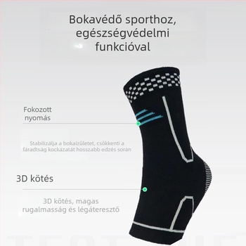 Bokaszalag ortézis – nylon, rögzített kompresszió, ficam elleni védelem, kosárlabdához