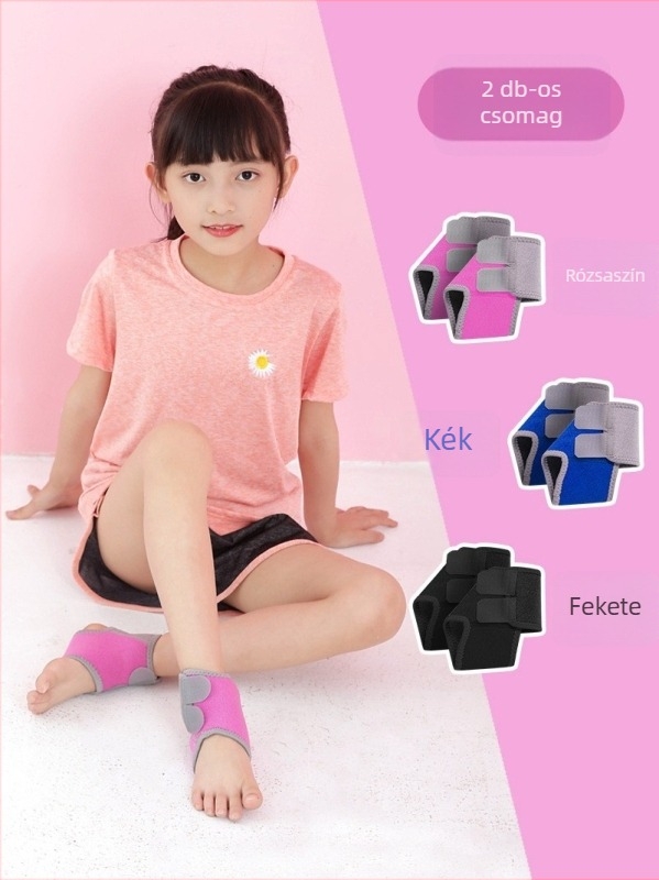 Gyermek bokavédő – anyaga: gumi; védelem: boka; célközönség: gyerekek; sportok: általános; alkalmazási területek: futás, biciklizés, túrázás (Anyag: Gumi; Védelem: Boka; Célközönség: Gyerekek; Sportok: Általános; Csomagolás: 200)