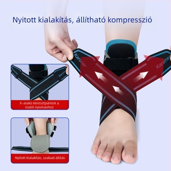 Bokarögzítő, anti-ficam védelem, állítható, fix támaszlemez, poliészter rost