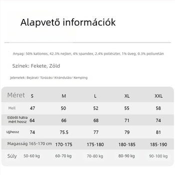 Férfi fényvisszaverő szálú hosszú ujjú felső – kerek nyak, gyorsan száradó, légáteresztő, antibakteriális, slim fit
