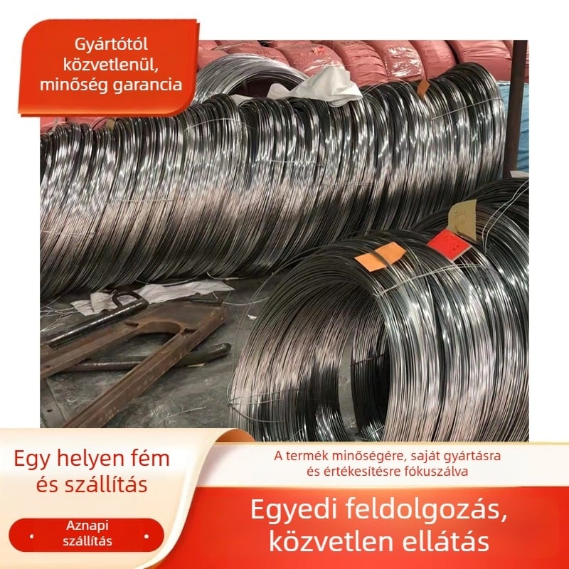 Rozsdamentes acél huzal 304/321, lágy, magas hőmérsékletű, No.1 felület