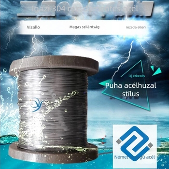 Baosteel rozsdamentes acél rugalmas huzal, ötvözetek 316/304/201/202/301, felület TR, testreszabható, mélyfeldolgozás