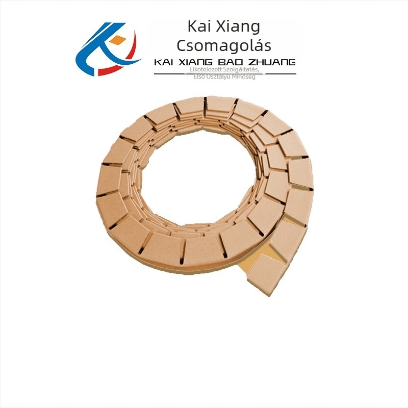 L-alakú sarkvédő kraftpapírból, Kaixiang, megrendelésre, logóval nyomtatva