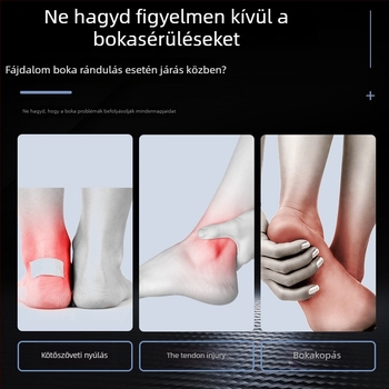 Állítható bokarögzítő, anti-sprain pánt, lélegző poliészter, boka védelem futáshoz és fitneszhez