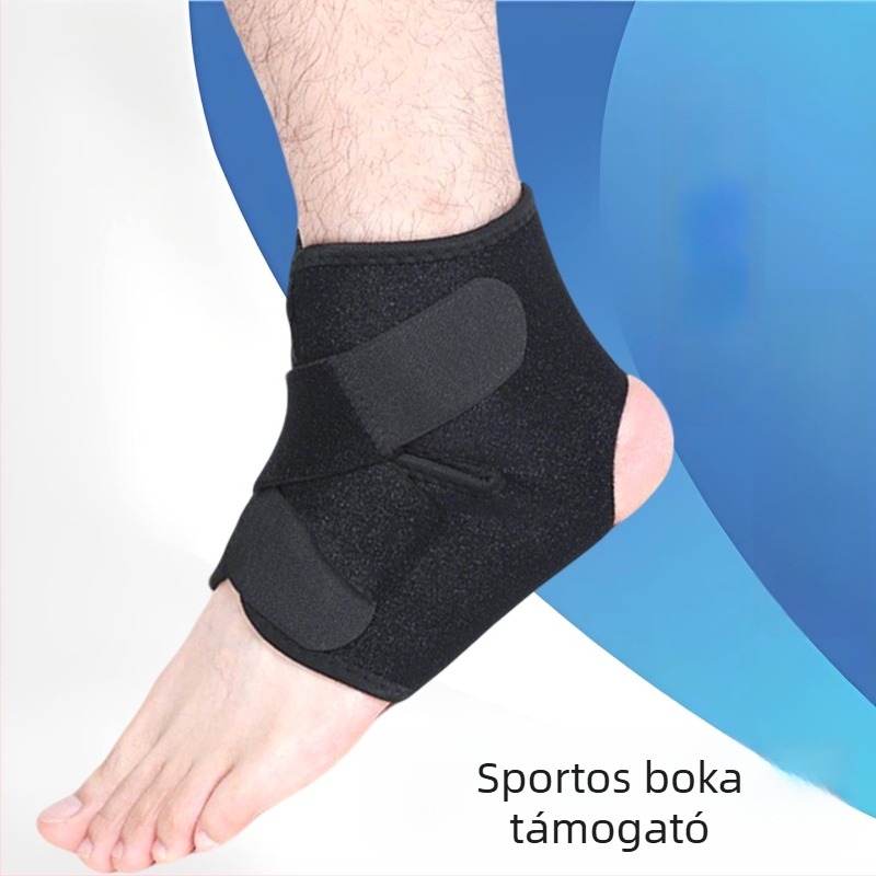 Állítható bokarögzítő, anti-sprain pánt, lélegző poliészter, boka védelem futáshoz és fitneszhez