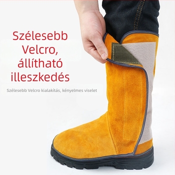 Szaru marha bőr kovácsoló lábvédő – permetvédő és hővédő pajzs, tartós