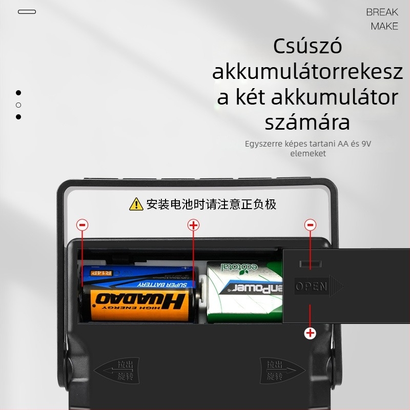 MF47A mechanikus analóg multiméter — nagy pontosságú, tűs kijelző, MF47A modell