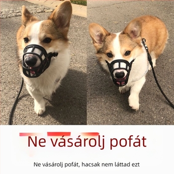 Kutyaszájkosár – harapás elleni, ugatás elleni és rágás elleni kontroll – készlet
