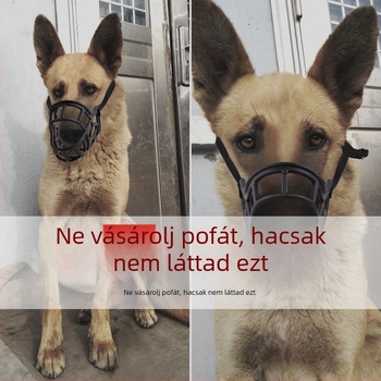 Kutyaszájkosár – harapás elleni, ugatás elleni és rágás elleni kontroll – készlet